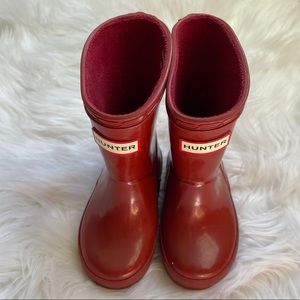 Red Hunter Boots